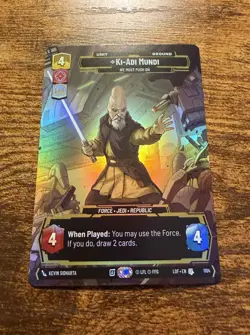 Ki-Adi Mundi (1104) - Star Wars Unlimited LOF - [PRESTIGE][FOIL] - Image 1
