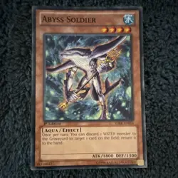 Konami Abyss Soldier SDRE-EN014 Realm Sea Emperor 1st Ed Effect Aqua ATK 1800 D… - Image 1