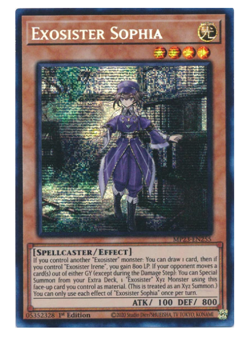 Exosister Sophia Prismatic Secret Rare MP23-EN255 YuGiOh - Image 1