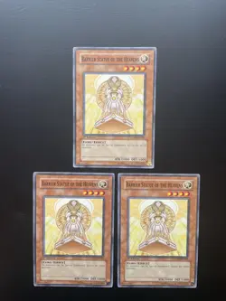 Yugioh Barrier Statue Of The Heavens CDIP-EN023 Common 1st Edition LP/MP X3 - Image 1