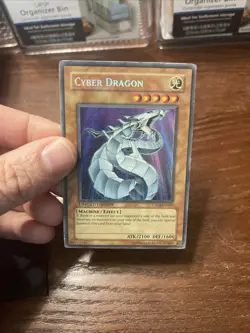 Yu-Gi-Oh Cyber Dragon CT03-EN002 Limited Edition Secret Rare HP Condition - Image 3
