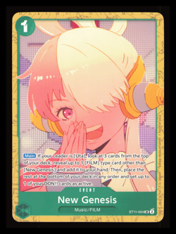 ONE PIECE New Genesis (Starter Deck 11: Uta Deck Battle) (ST11-004/13) NM - Image 1