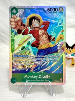 Monkey.D.Luffy PRB02-005 SR - One Piece Card - NM/M - Image 1