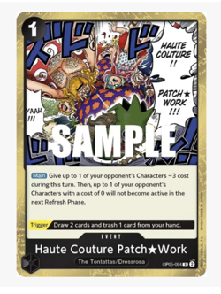 Haute Couture Patch Work OP05-094 One Piece Card Game - Image 1