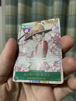 Monkey.D.Luffy OP13-118 SEC Parallel Alt Carrying On His Will One Piece TCG NM! - Image 2