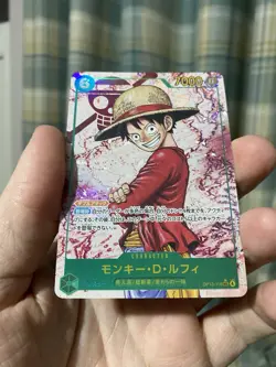 Monkey.D.Luffy OP13-118 SEC Parallel Alt Carrying On His Will One Piece TCG NM! - Image 3