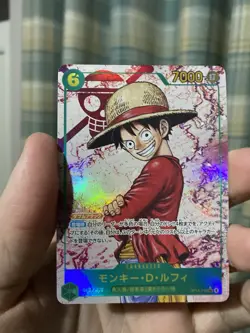 Monkey.D.Luffy OP13-118 SEC Parallel Alt Carrying On His Will One Piece TCG NM! - Image 4