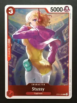 One Piece Stussy ST21-006/33 Starter Deck 21 EX Gear 5 English Foil NM - Image 1