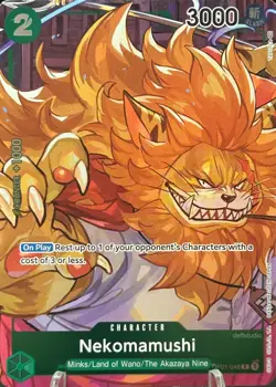 • Nekomamushi • OP01-048 Alt Art Box Topper Romance Dawn Foil One Piece TCG NM - Image 1