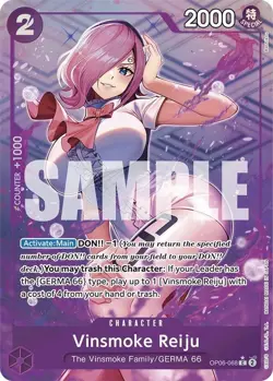 ***FOIL Vinsmoke Reiju (OP06-068) Full Art (PRB-01)*** One Piece Kid Icarus - Image 1