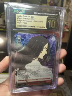 Weiss Schwarz Tokyo Revengers Just A Scratch Baji TRV/S92-E039 SR English CGC 10 - Image 1