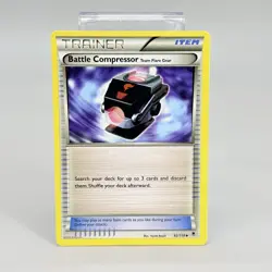 Trainer Battle Compressor 2014 Pokemon XY Phantom Forces 92/119 Card LP - Image 1
