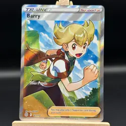 Barry - 167/172 - Pokemon Brilliant Stars Sword Shield Full Art Rare Card NM - Image 1