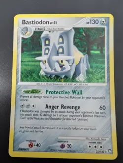 Pokemon Card - Bastiodon Mysterious Treasures 21/123 Holo Rare NM - Image 4
