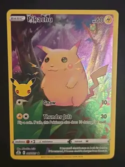 Pokemon Pikachu TCG Celebrations Card 005/025 25th Anniversary - Image 1