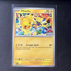 Pikachu - (World Championship 2025) -Scarlet & Violet Promo Cards #225 NM - Image 1