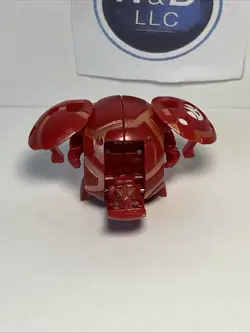 Bakugan Battle Brawlers Pyrus Saurus 400G B1 Classic Rare Open Core W/ Card RARE - Image 2