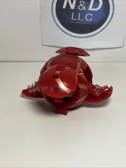 Bakugan Battle Brawlers Pyrus Saurus 400G B1 Classic Rare Open Core W/ Card RARE - Image 4