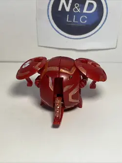 Bakugan Battle Brawlers Pyrus Saurus 400G B1 Classic Rare Open Core W/ Card RARE - Image 5