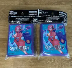 2x Vinsmoke Reiju 70 Sleeves One Piece Card Game Official Vol. 5 Bandai - Image 1