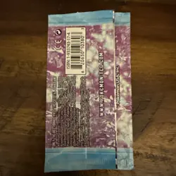 EX Crystal Guardians Jirachi Art EMPTY Pokemon Pack Wrapper OPENED NO CARDS - Image 2