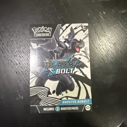 Pokemon Cards Box Pack Scarlet & Violet Black Bolt Includes 6 Booster Packs New - Image 1