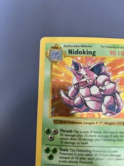 Shadowless Nidoking 11/102 Rare Holo Base Set Pokemon Card - Image 5