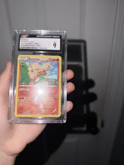 RARE Arcanine Next Destinies Staff Prerelease Promo CGC 9 Holo Pokemon Card - Image 2