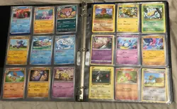 Pokemon TCG Pokemon Card Binder Collection Mixed Lot 100 Cards Includes Binder - Image 4