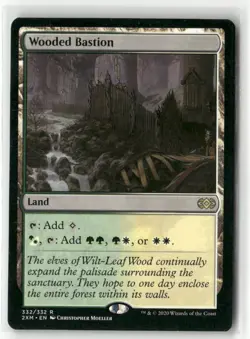 Magic The Gathering- Wooded Bastion Double Masters - Image 1