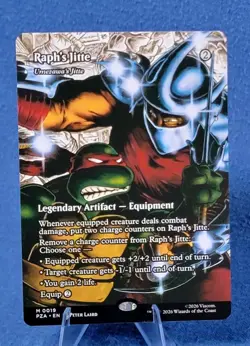 Raph's Jitte (Umezawa's Jitte) NM Teenage Mutant Ninja Turtles Mythic Rare PZA - Image 1