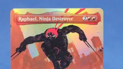 FOIL RAPHAEL, NINJA DESTROYER (BORDERLESS) (218) Teenage Mutant Ninja Turtles TM - Image 3