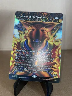 Splinter Of The Shadows Mythic Foil Borderless MTG TMNT 0006 - Image 2