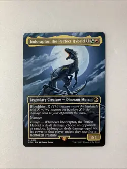 Indoraptor, the Perfect Hybrid (Borderless) Regular R0015 MTG(REX) - Image 1