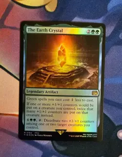 MTG The Earth Crystal x1 Near Mint *FOIL* from Final Fantasy - Image 1