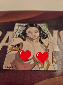 MTG Swamp Alter Art Nezuko Demon Hunter Waifu Hand Painted by BAZAYO 18+ - Image 5