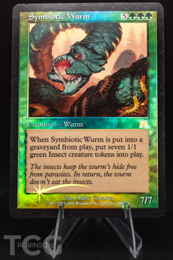 Symbiotic Wurm - 2002 Magic the Gathering - Onslaught Foil - Image 1
