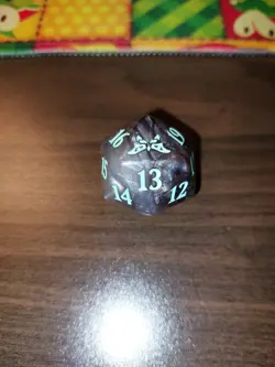 MTG Duskmourn: House of Horror Oversized Bundle Dice Spindown D20 Life Tracker - Image 1