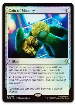 Coin of Mastery #38 (Foil) (NM) TMC Magic MTG - Image 1