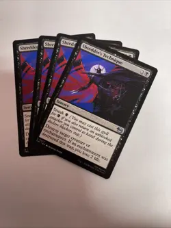 MTG x4 Shredder's Technique Teenage Mutant Ninja Turtles #77 Uncommon - Image 1