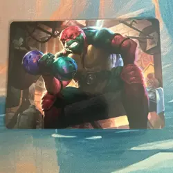 Raphael, Tough Turtle 9/54 MTG Art Series: Teenage Mutant Ninja Turtles (ASTMT) - Image 1