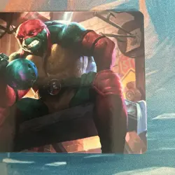 Raphael, Tough Turtle 9/54 MTG Art Series: Teenage Mutant Ninja Turtles (ASTMT) - Image 3