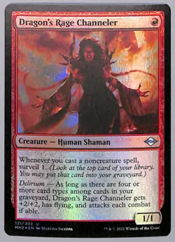Dragon's Rage Channeler - Foil - 121 - Modern Horizons 2 (MH2) MTG - Image 1
