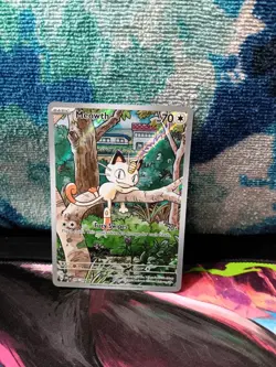 Pokemon TCG Meowth 106/094 Me02 Phantasmal Flames Illustration Rare NM/M - Image 2