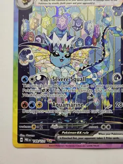 Pokemon Vaporeon ex 149/131 Prismatic Evolutions Special Illustration Rare Full… - Image 3