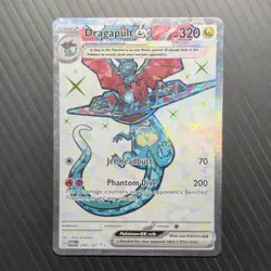 Pokemon Dragapult ex 200/167 Twilight Masquerade Ultra Rare Holo 320 HP - Image 1
