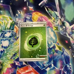 Grass Energy (2023, #001) - Holofoil Professor Program Promos NM Pokemon - Image 1