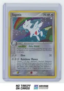 2004 Pokemon EX - Team Rocket Returns Togetic #14/109 - Image 1
