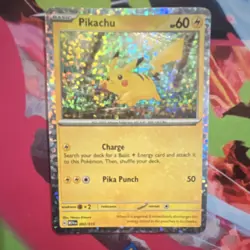 Pokemon Pikachu 002/015 McDonald's 2024 Holo Promo 60 HP Basic 50 Attack - Image 2