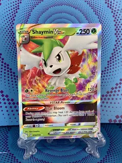 Shaymin VSTAR 014/172 Brilliant Stars Ultra Rare Holo Pokemon TCG Card NM 🔥🔥 - Image 1